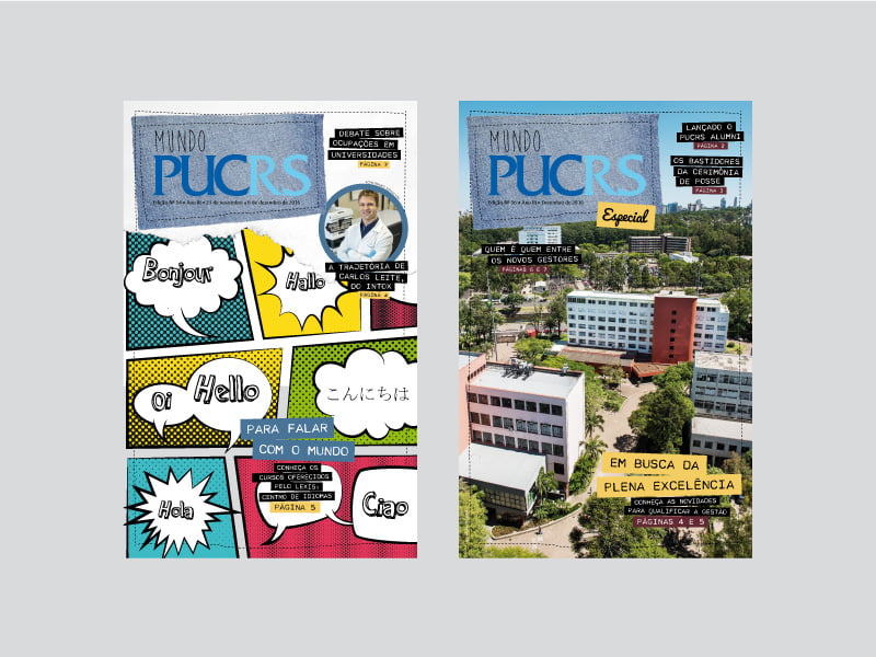 Revista pocket quinzenal da PUCRS